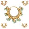 Indian Marathi Nath for Women - Indian Golden Pressing Moon Marathi Nose Ring Indian Jewelry Clip-On Marathi Bridal Nathani Bollywood Faux Pearl Non-Piercing Jewelry for Women Gift For Her